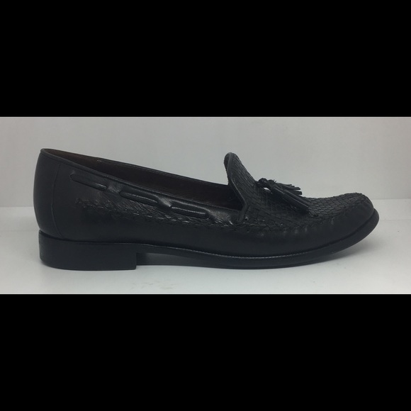 COLE HAAN Black Women's Woven Loafers Size 8 AA - Picture 1 of 8